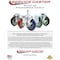 Service Caster 3'' Maroon Poly Wheel Swivel 7/16'' Stem Caster Set 2 Total Lock Brake, 4PK SCC-GRTTL20S314-PPUB-MRN-716138-2-S2 - alternate 3